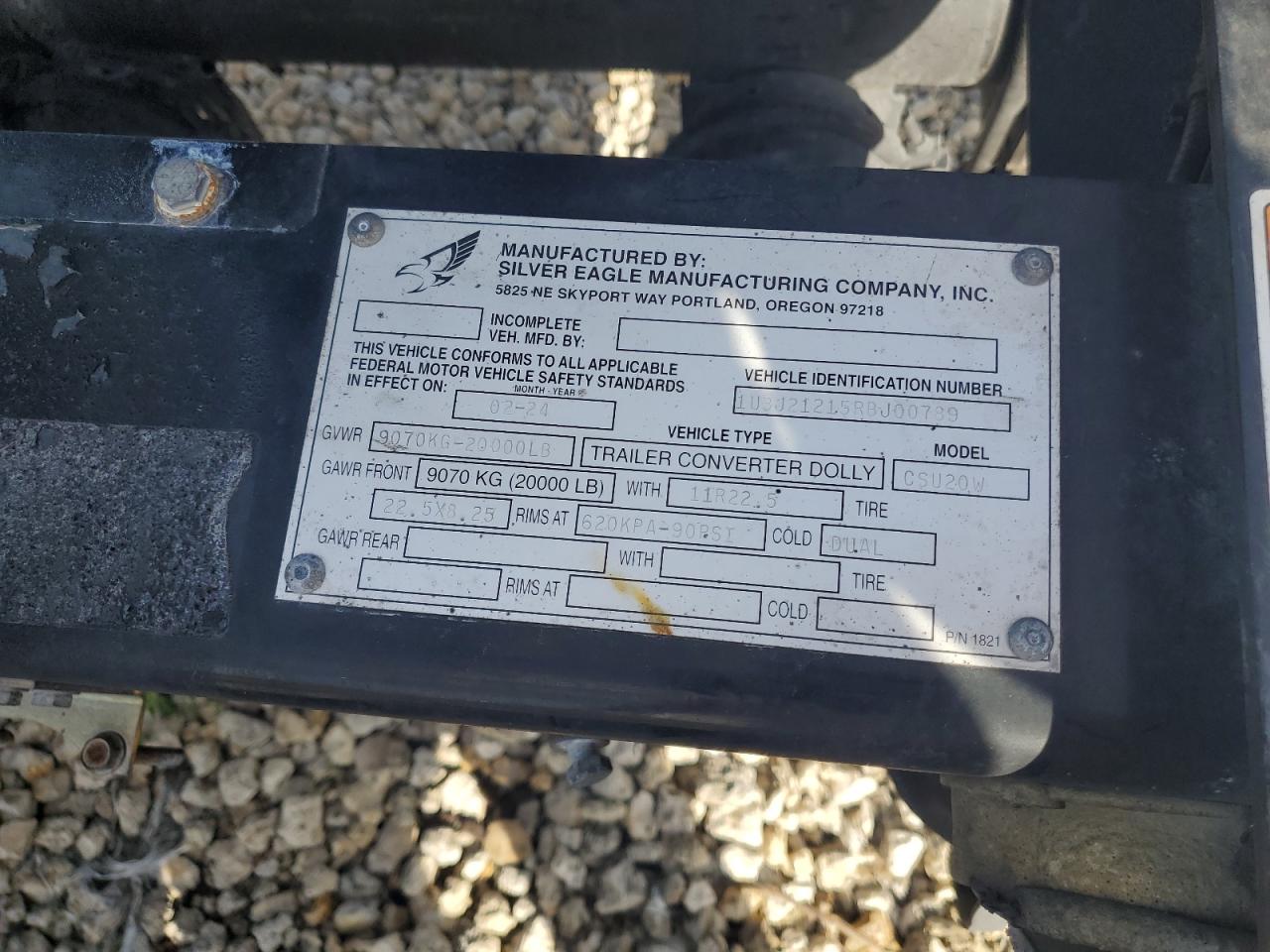 Lot #3279737926 2024 SILVEEAGLE UNKNOWN