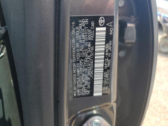 2016 TOYOTA PRIUS C JTDKDTB34G1132186