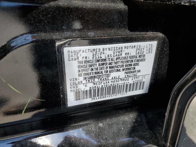 2025 NISSAN SENTRA S 3N1AB8BV2SY277007