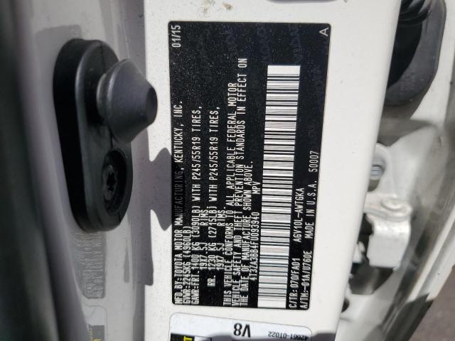 2015 TOYOTA VENZA LE 4T3ZA3BB4FU093940