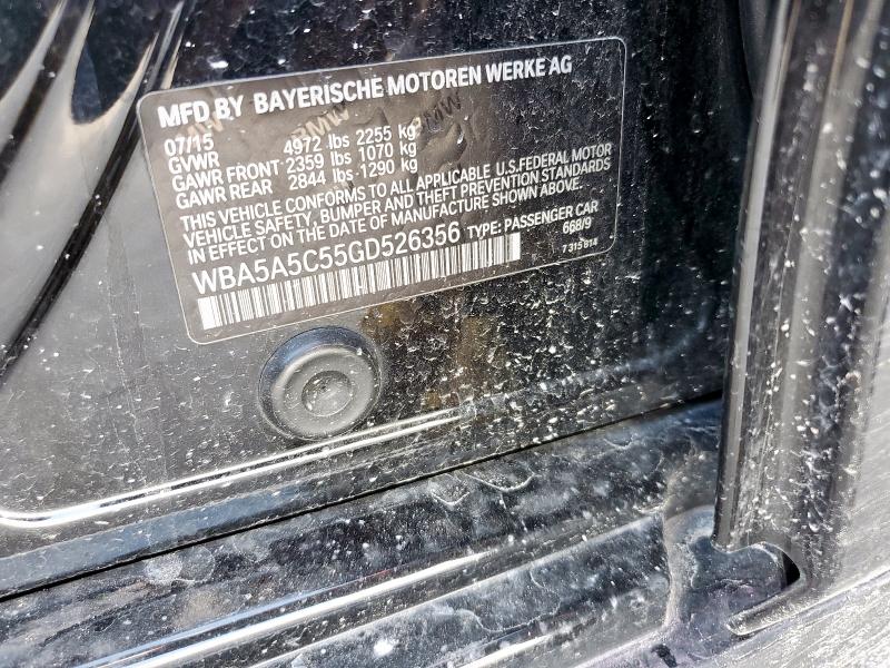 2016 BMW 528 I WBA5A5C55GD526356