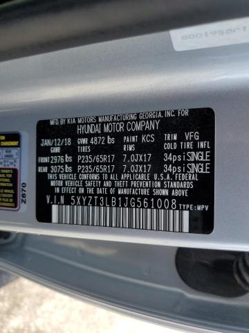 2018 HYUNDAI SANTA FE S - 5XYZT3LB1JG561008