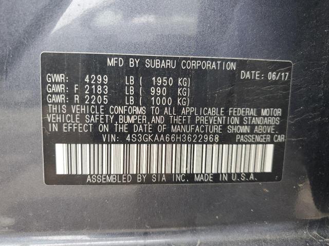 2017 SUBARU IMPREZA 4S3GKAA66H3622968
