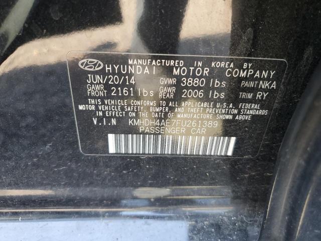 2015 HYUNDAI ELANTRA SE KMHDH4AE7FU261389