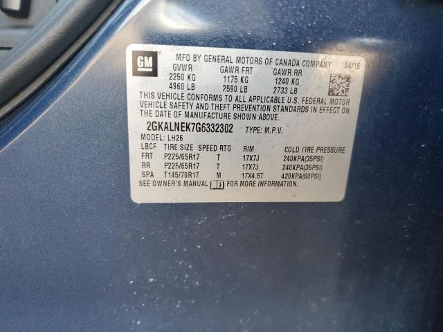 2016 GMC TERRAIN - 2GKALNEK7G6332302