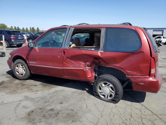 NISSAN QUEST XE 1996 red  gas 4N2DN11W1TD828645 photo #3