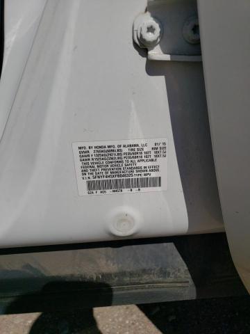 2015 HONDA PILOT EXL 5FNYF4H5XFB046325