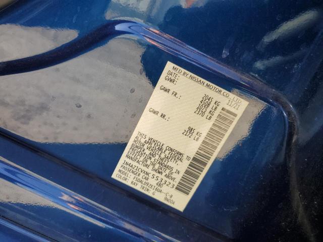 2022 NISSAN LEAF SV 1N4AZ1CVXNC553323