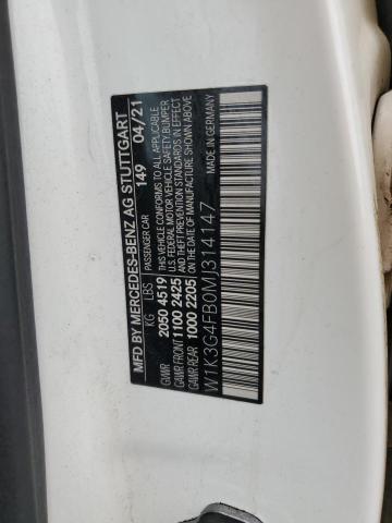 2021 MERCEDES-BENZ A 220 4MAT W1K3G4FB0MJ314147