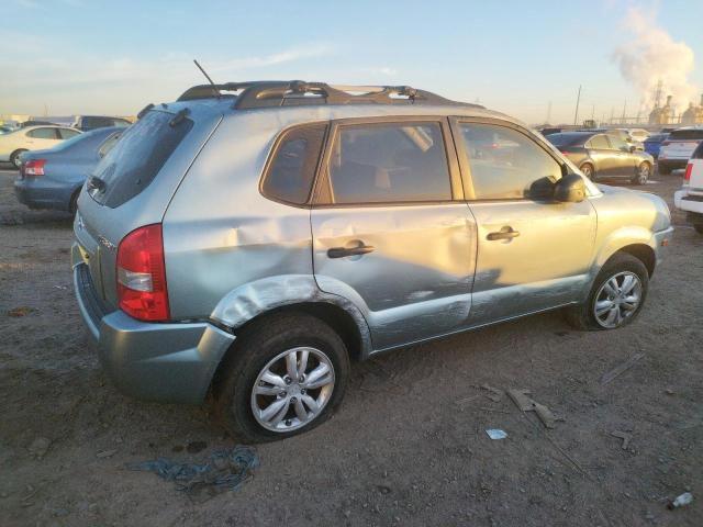HYUNDAI TUCSON GLS 2009 blue  gas KM8JM12B79U008854 photo #4