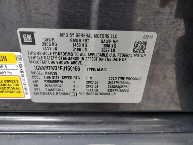 2015 GMC ACADIA DEN - 1GKKRTKD1FJ150156