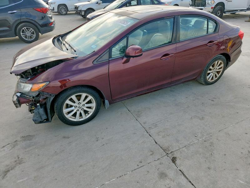 Vin: 19xfb2f99ce358568, lot: 61922625, honda civic exl 2012 img_1