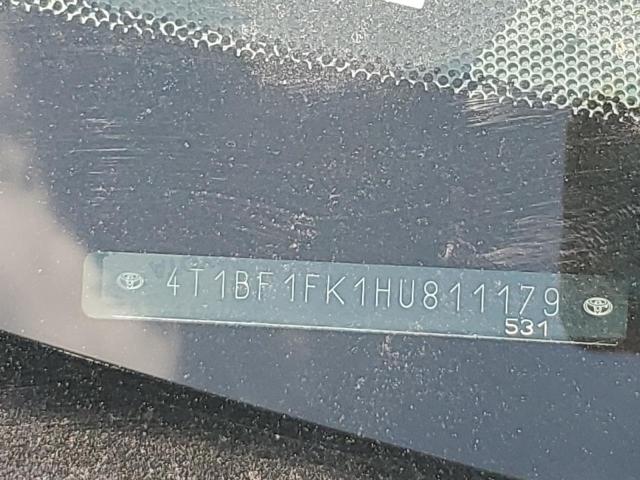 2017 TOYOTA CAMRY LE - 4T1BF1FK1HU811179