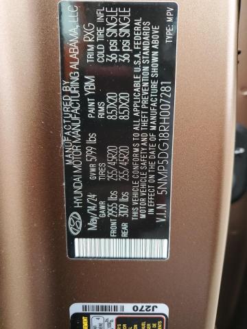 2024 HYUNDAI SANTA FE C 5NMP5DG18RH007281