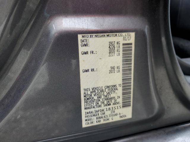 2017 NISSAN ALTIMA 2.5 - 1N4AL3AP1HC183515