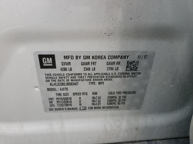 2018 BUICK ENCORE ESS KL4CJCSB2JB583407