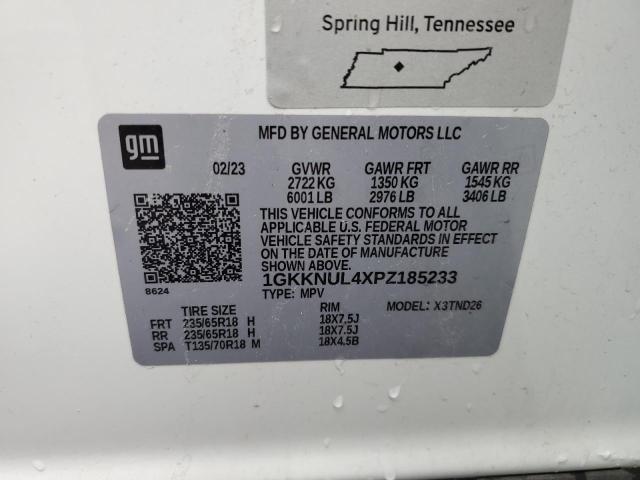 2023 GMC ACADIA SLT 1GKKNUL4XPZ185233