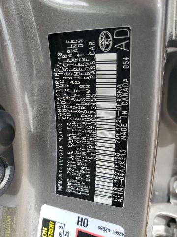 2018 TOYOTA COROLLA L - 2T1BURHE7JC073455