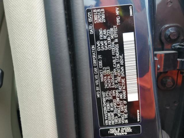 2021 VOLVO XC60 T5 MO YV4102RK5M1881487