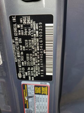 2020 KIA SORENTO EX 5XYPHDA54LG705259