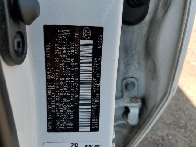 2024 TOYOTA CAMRY SE N 4T1G11AK7RU910313