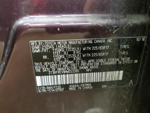 2017 TOYOTA RAV4 XLE - 2T3RFREV9HW553395