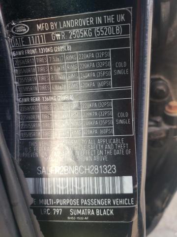 2012 LAND ROVER LR2 HSE - SALFR2BN8CH281323
