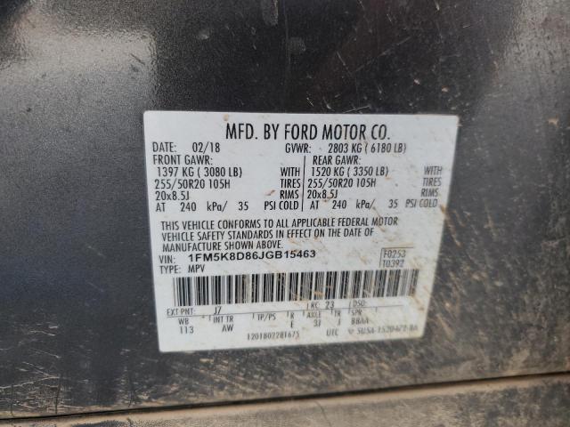 2018 FORD EXPLORER X - 1FM5K8D86JGB15463
