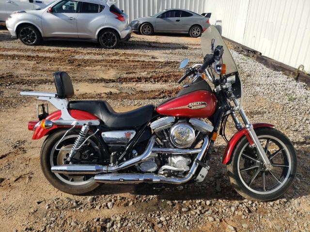 HARLEY-DAVIDSON FXR 1992 red  gas 1HD1EAL16NY126760 photo #1
