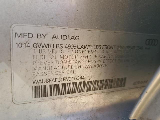 waubfafl1fn016344 - 2015 Audi a4 premium - #60492995