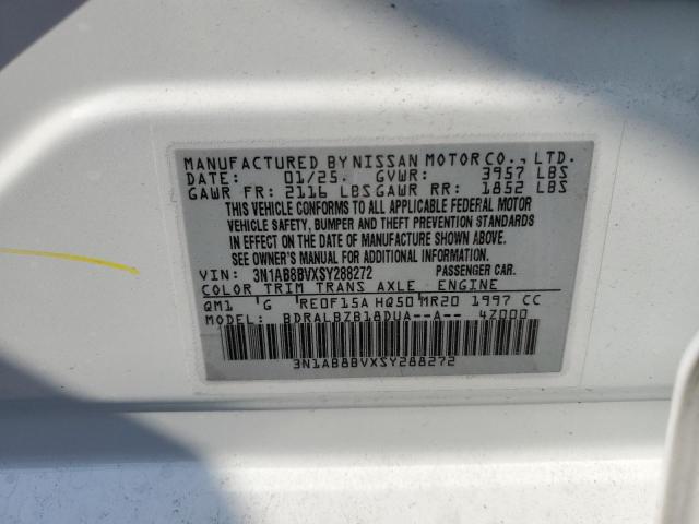 2025 NISSAN SENTRA S 3N1AB8BVXSY288272