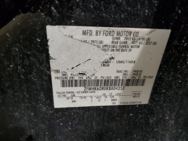 2019 FORD FLEX LIMITED 2FMHK6D80KBA04353