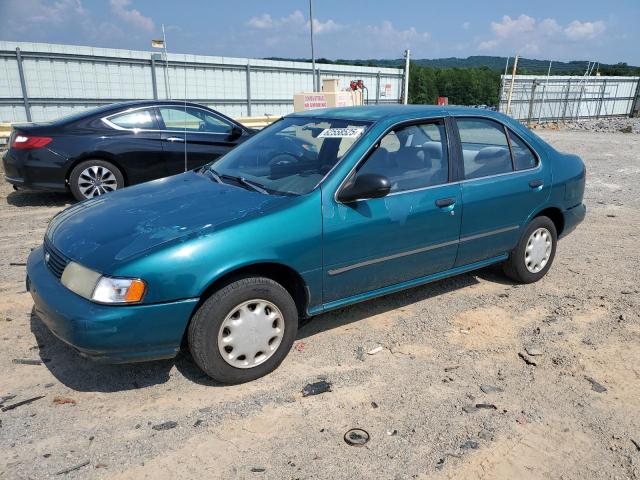NISSAN SENTRA BAS 1997 green  gas 1N4AB41D1VC743723 photo #1