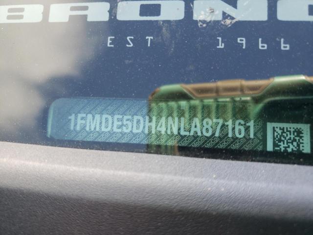 2022 FORD BRONCO BAS 1FMDE5DH4NLA87161