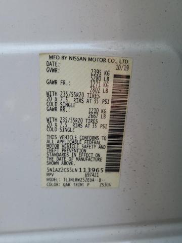 2020 NISSAN MURANO SL 5N1AZ2CS5LN113965