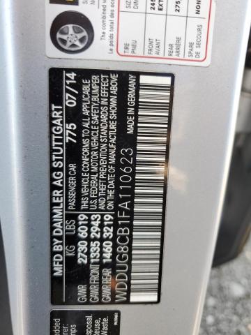 2015 MERCEDES-BENZ S 550 WDDUG8CB1FA110623