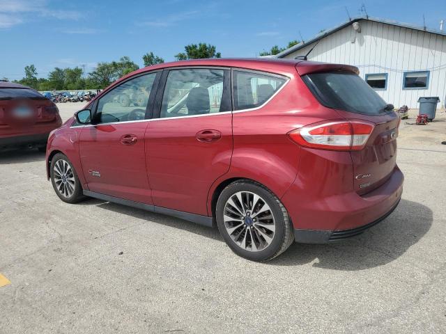 FORD C-MAX TITA 2017 red  hybrid engine 1FADP5FU9HL101428 photo #3