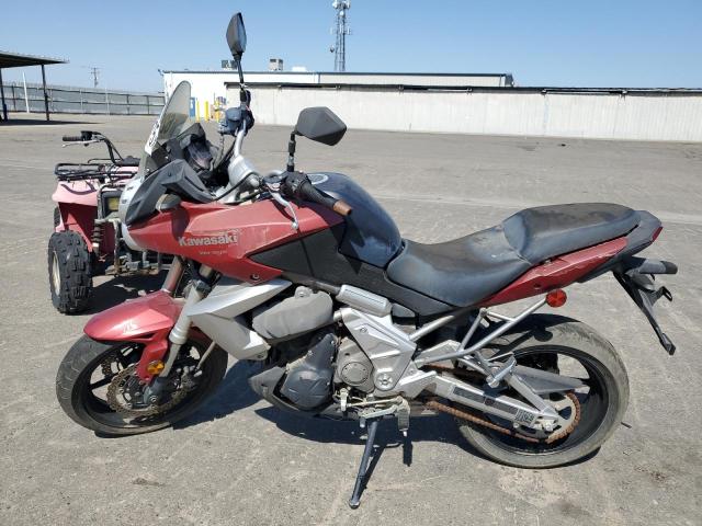 KAWASAKI VERSYS 650 2011 red racer gas JKALEEC1XBDA01343 photo #4