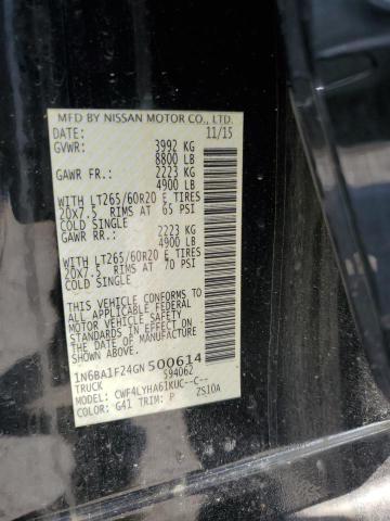 2016 NISSAN TITAN XD S 1N6BA1F24GN500614