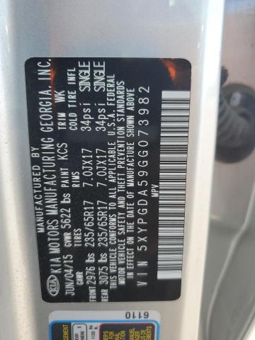 2016 KIA SORENTO LX - 5XYPGDA59GG073982