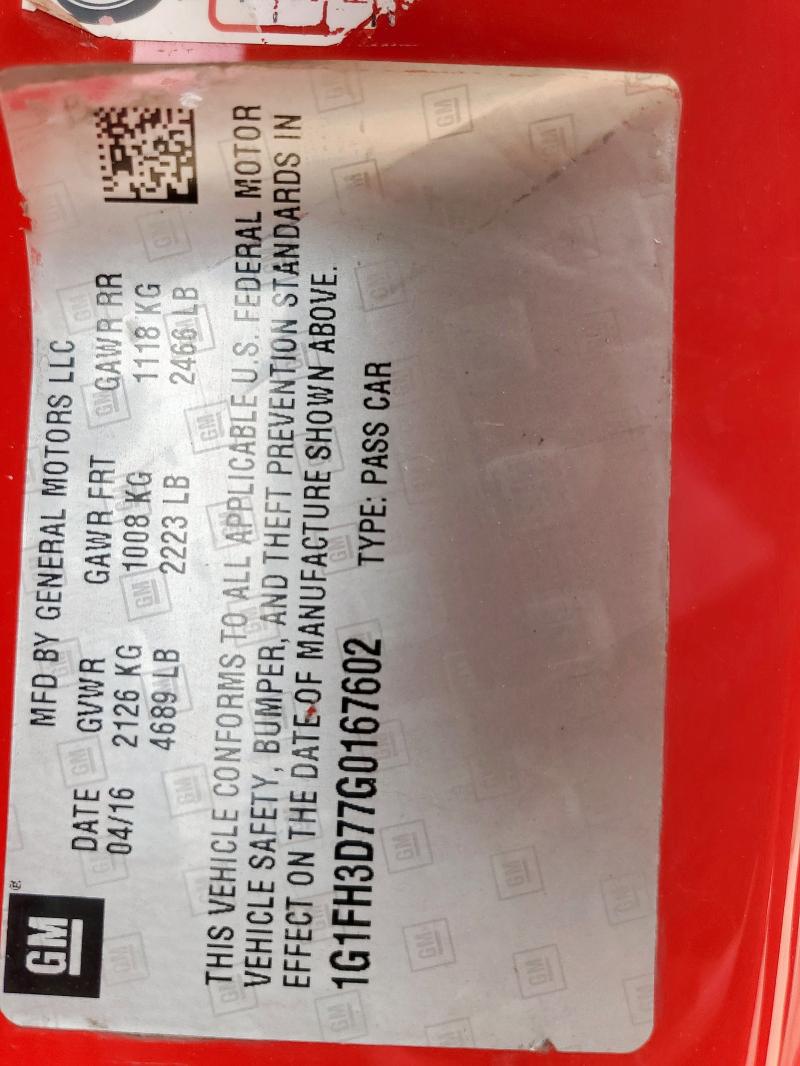 2021 CHEVROLET CAMARO ZL1 1G1FK1R65M0138679