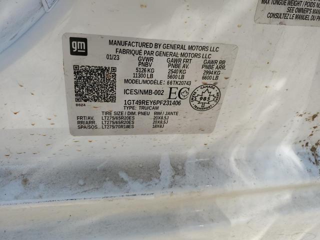 2023 GMC SIERRA K25 1GT49REY6PF231406
