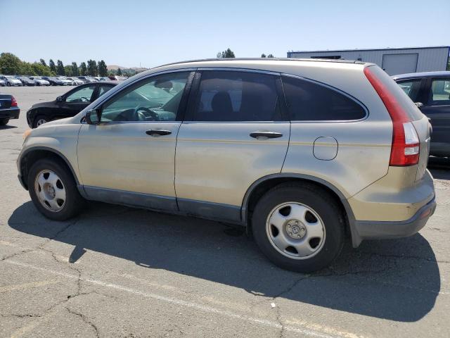 HONDA CR-V LX 2008 tan  gas JHLRE38398C023492 photo #3