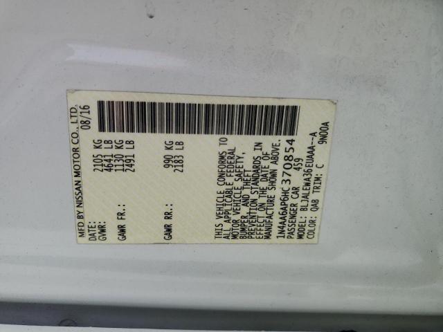 2017 NISSAN MAXIMA 3.5 1N4AA6AP6HC370854