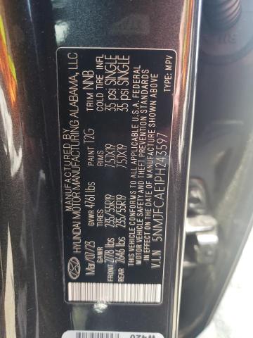 2023 HYUNDAI TUCSON SEL 5NMJFCAE1PH243597