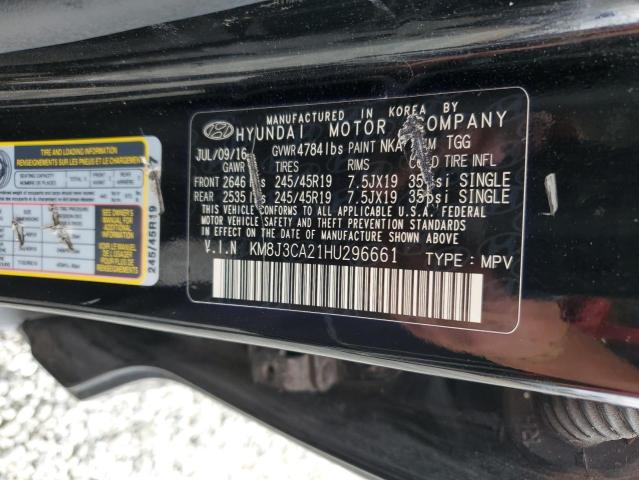 2017 HYUNDAI TUCSON LIM - KM8J3CA21HU296661