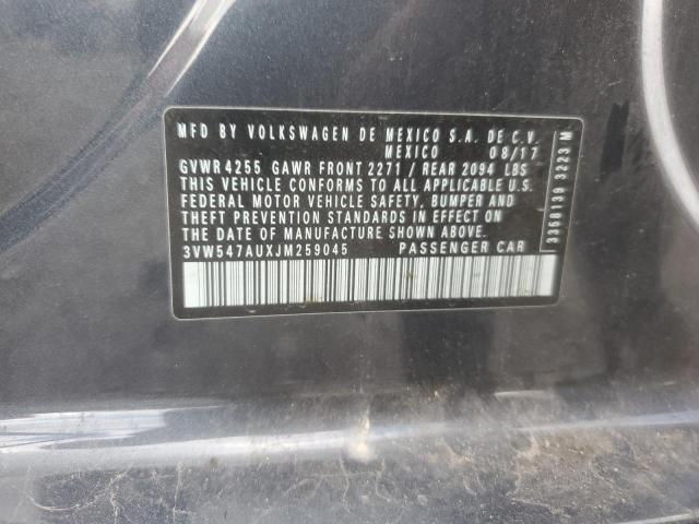 2018 VOLKSWAGEN GTI S 3VW547AUXJM259045