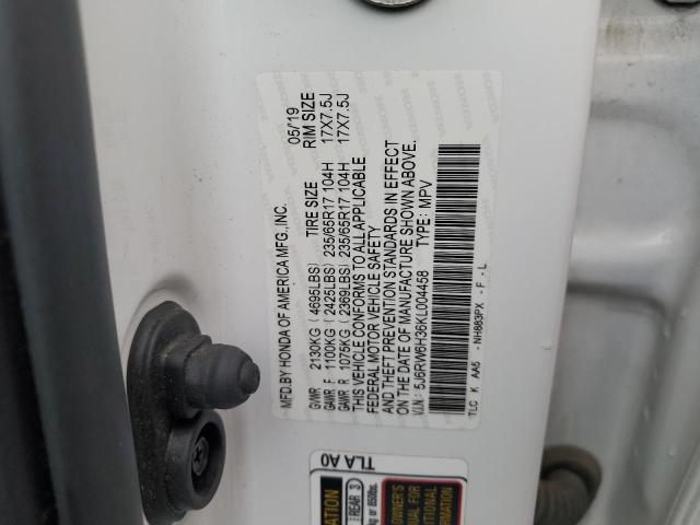 2019 HONDA CR-V LX - 5J6RW6H36KL004458