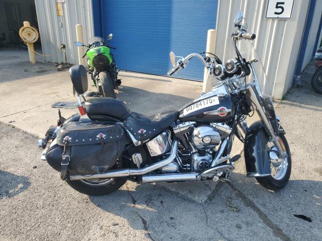 HARLEY-DAVIDSON FLSTC HERI 2017 black  gas 1HD1BWV18HB043177 photo #1