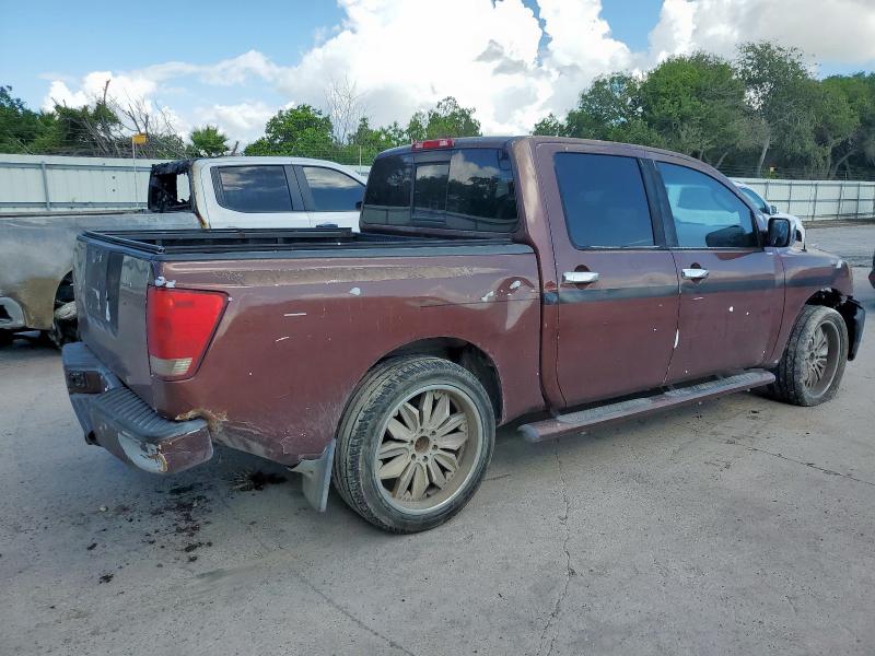 NISSAN TITAN XE 2004 brown crew pic gas 1N6AA07B54N568033 photo #4